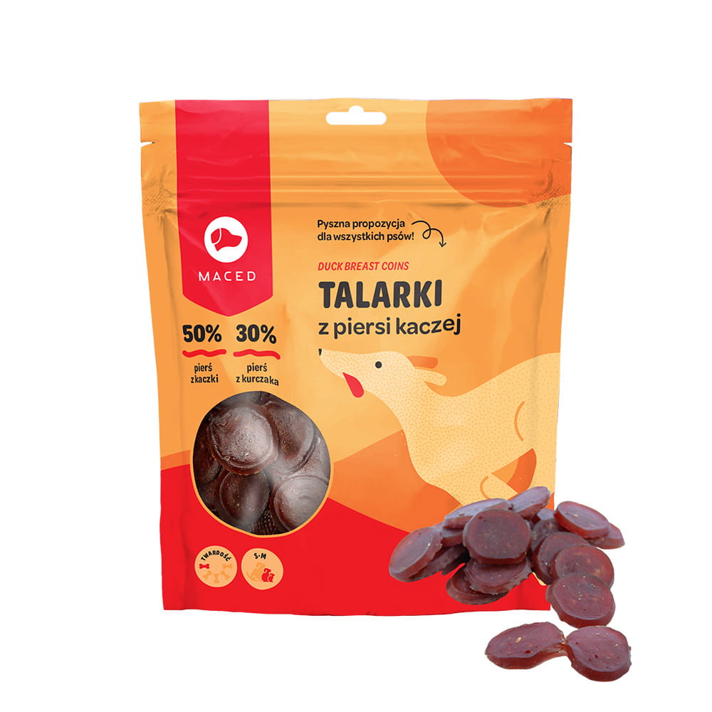 Maced talarki z kaczki 500g przysmak dla psa a